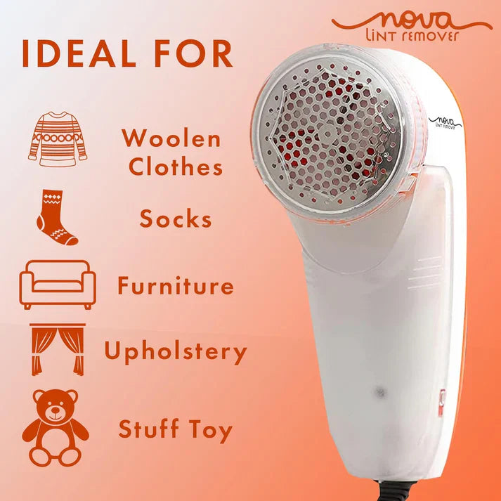 Nova Electric Lint Remover | Fabric Shaver for All Woollen Clothes